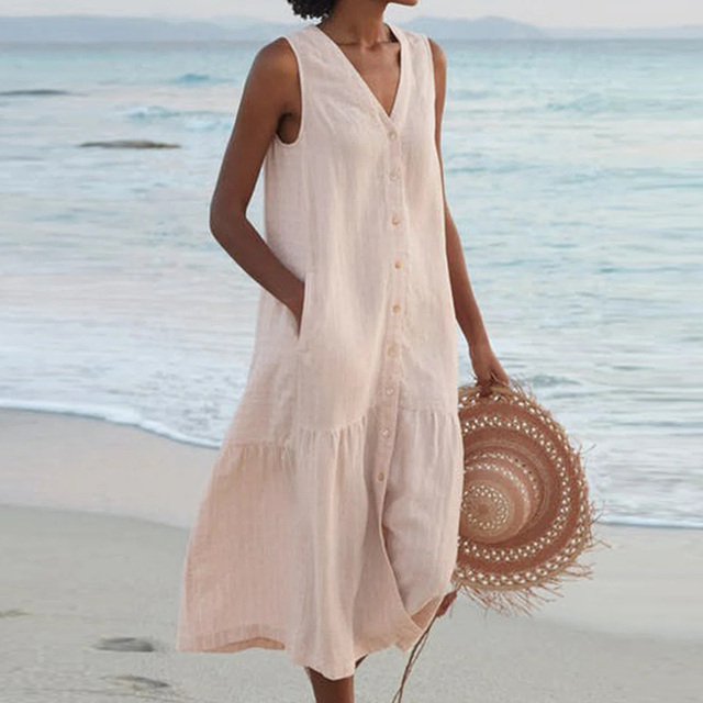 Elara | V-Neck Summer Dress