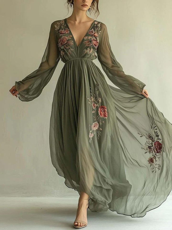 Aveline | Chiffon Dress