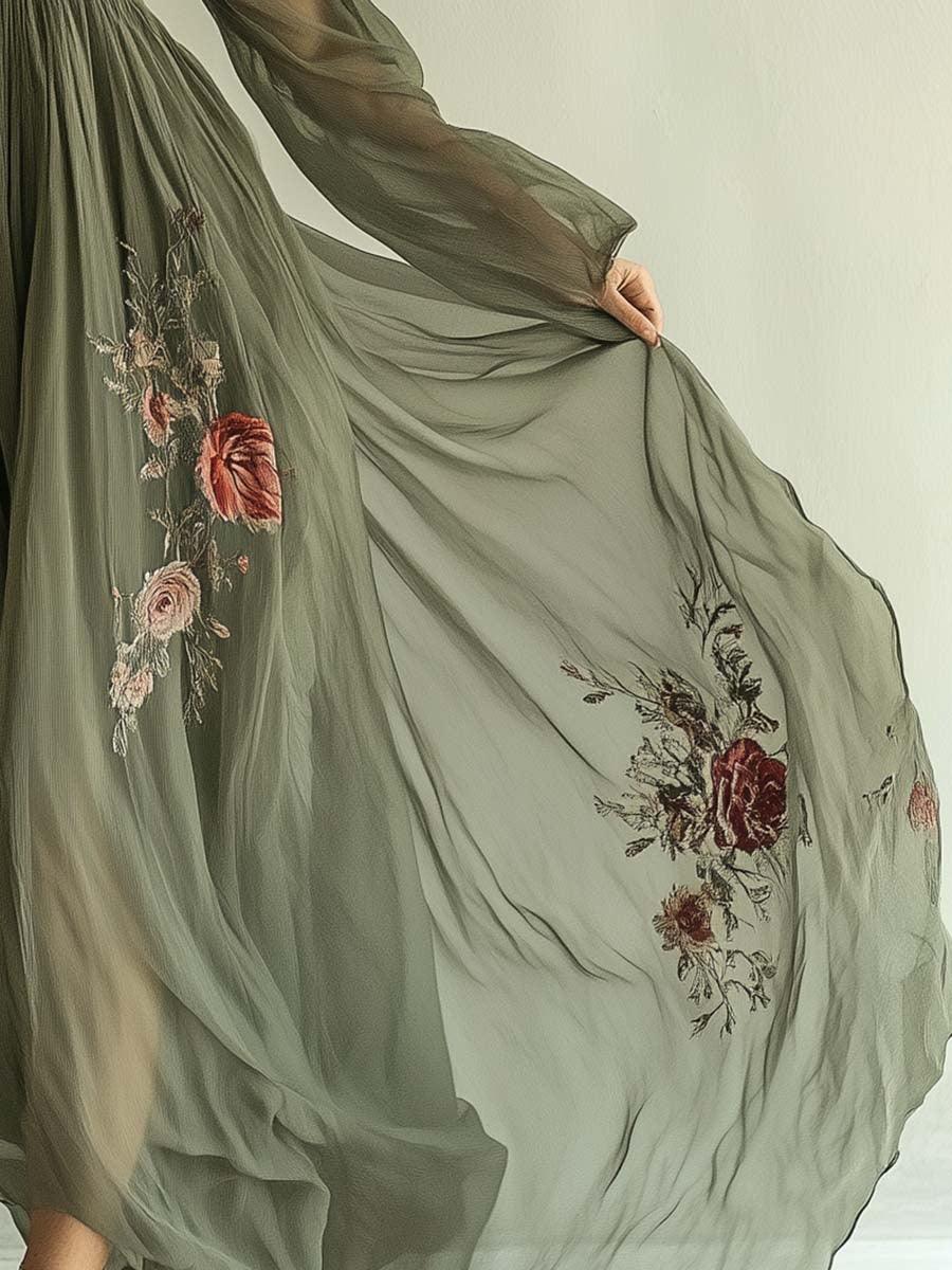 Aveline | Chiffon Dress