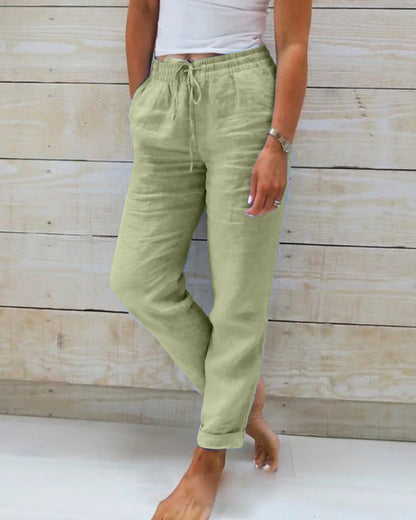Monica Secrets | Comfortable Drawstring Pants
