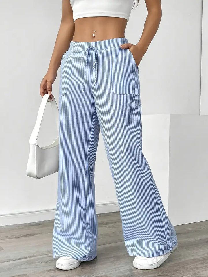 Clara | Relaxed Stripe Pants