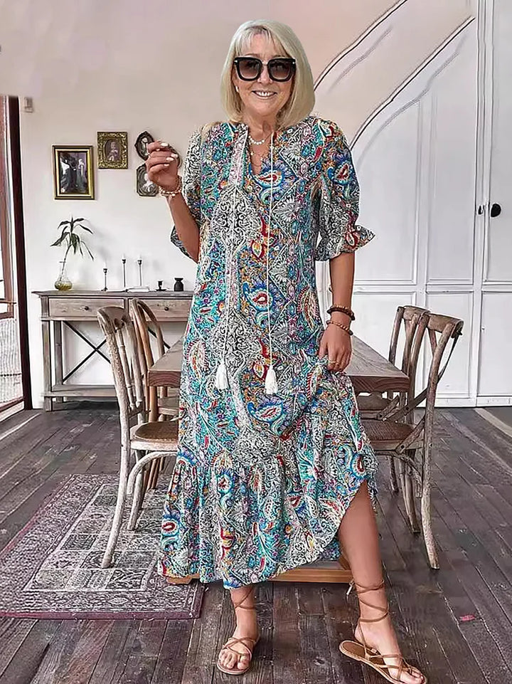 Isolde | Boho Maxi Dress