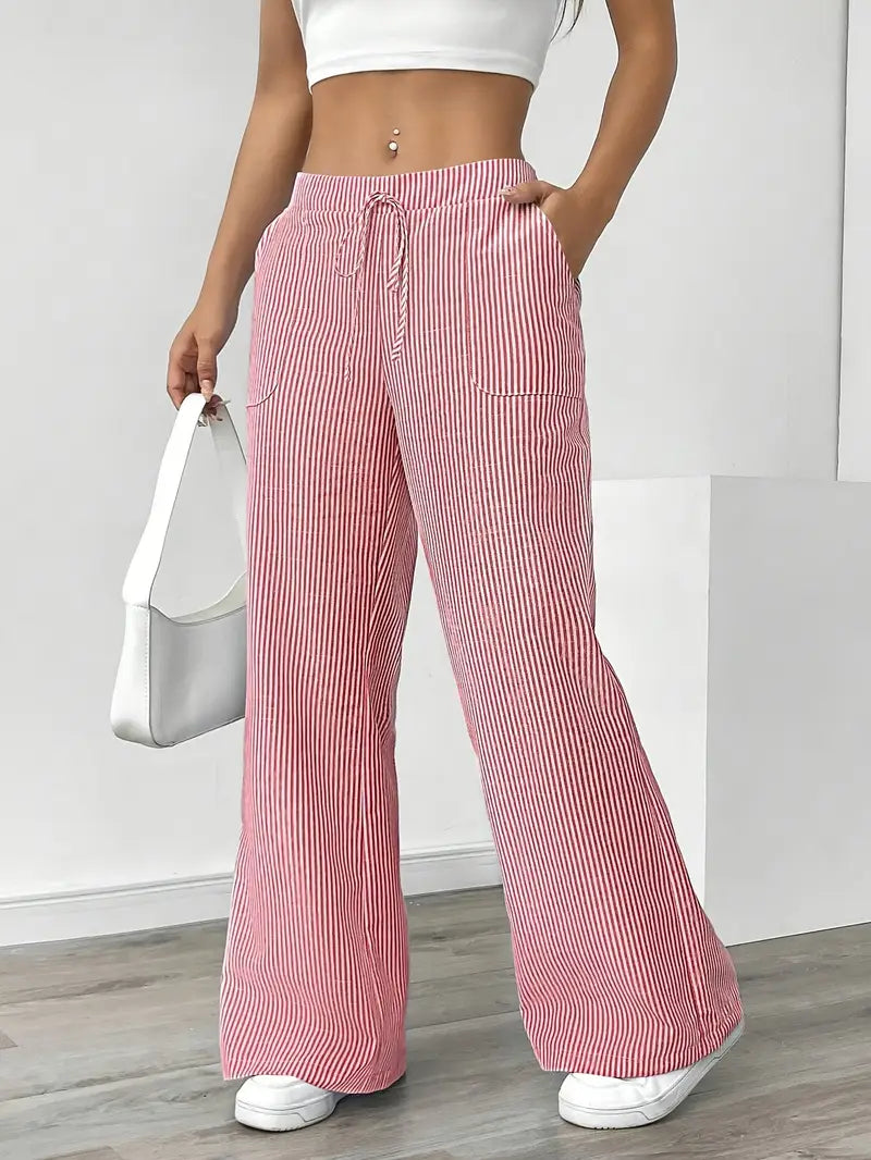 Clara | Relaxed Stripe Pants