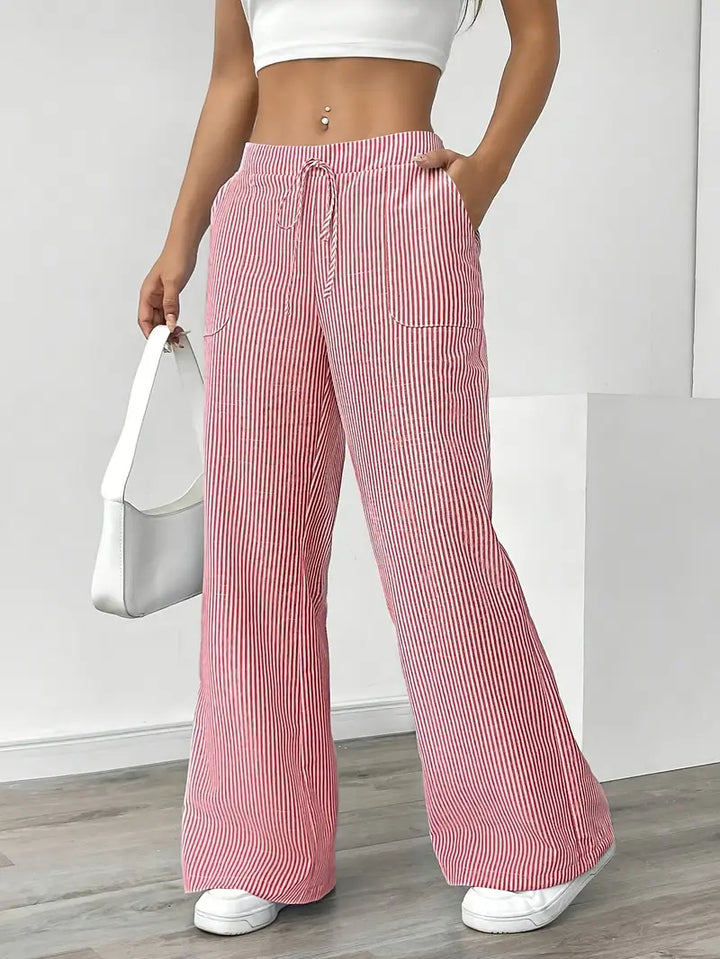 Clara | Relaxed Stripe Pants