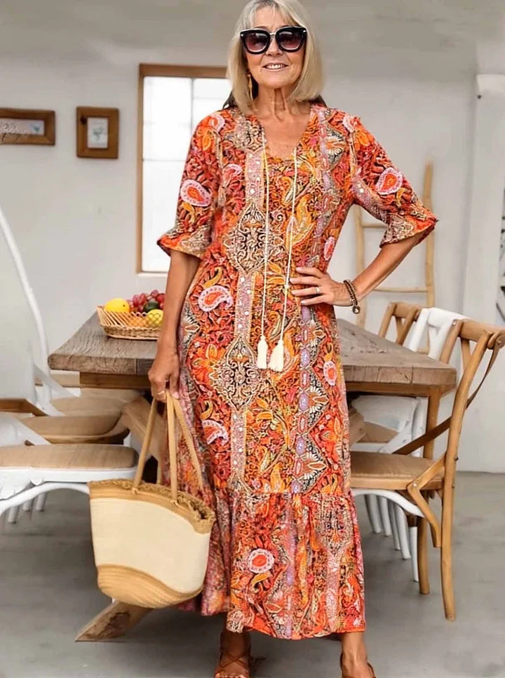 Isolde | Boho Maxi Dress