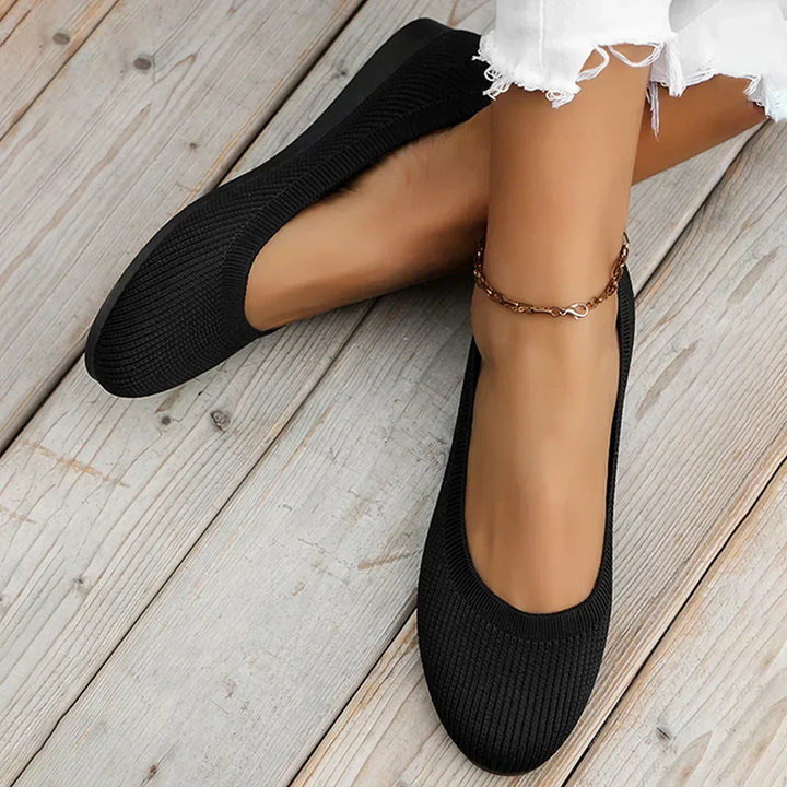 Seraphina | Knit Ballerina Flats