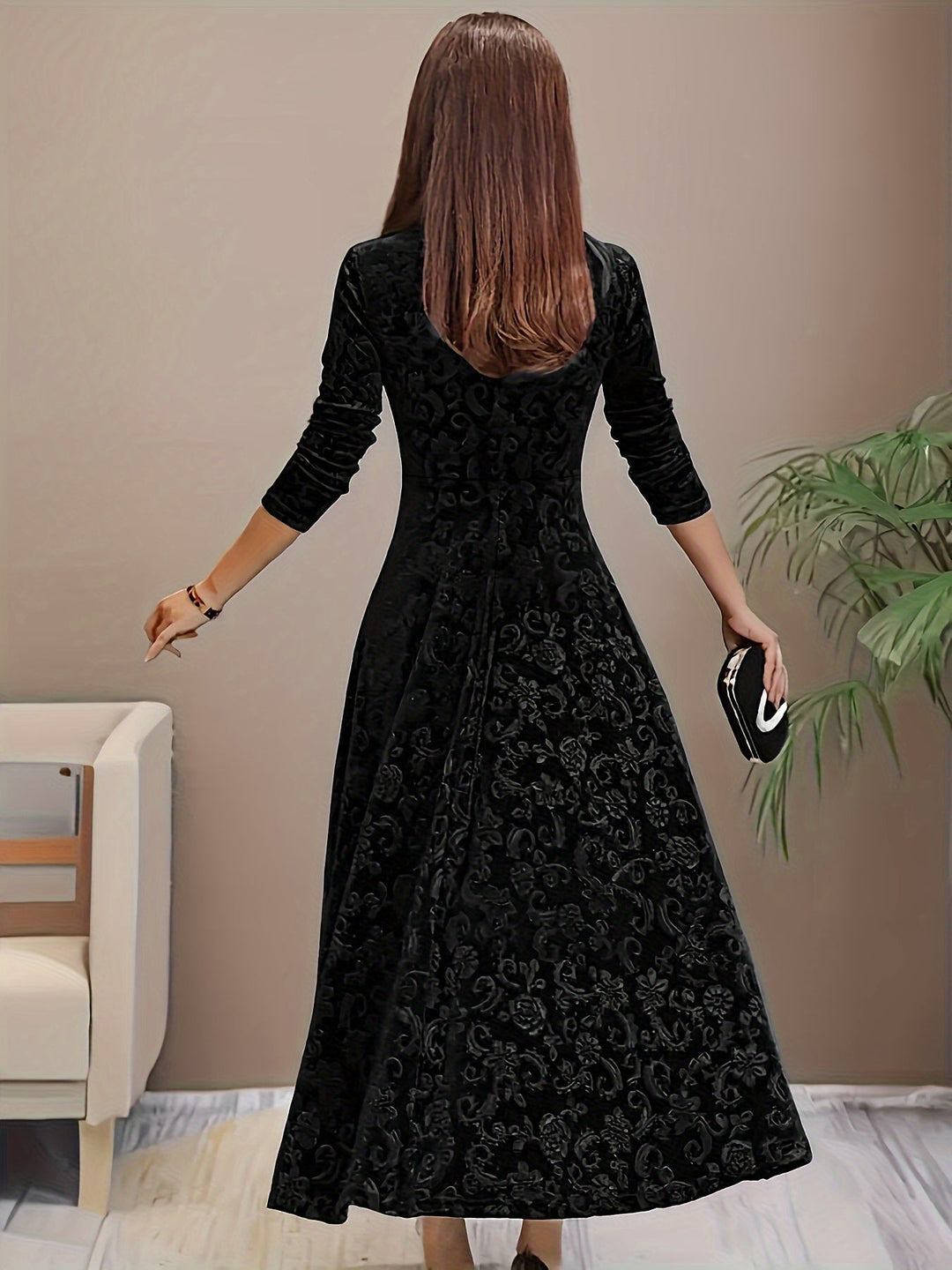 Maris | Elegant Velvet Dress