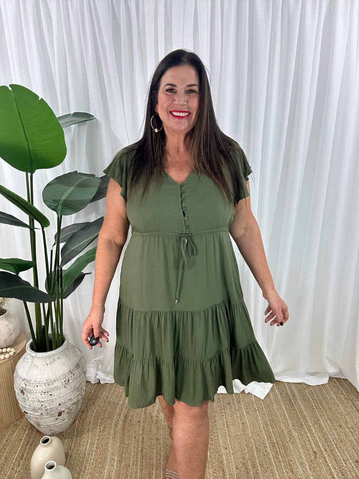 Adele | V-Neck Dress