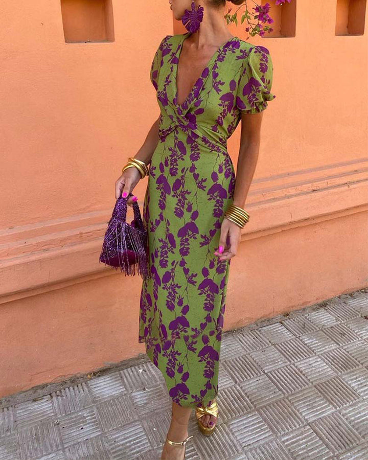 Sienna | Pleated Floral Dress