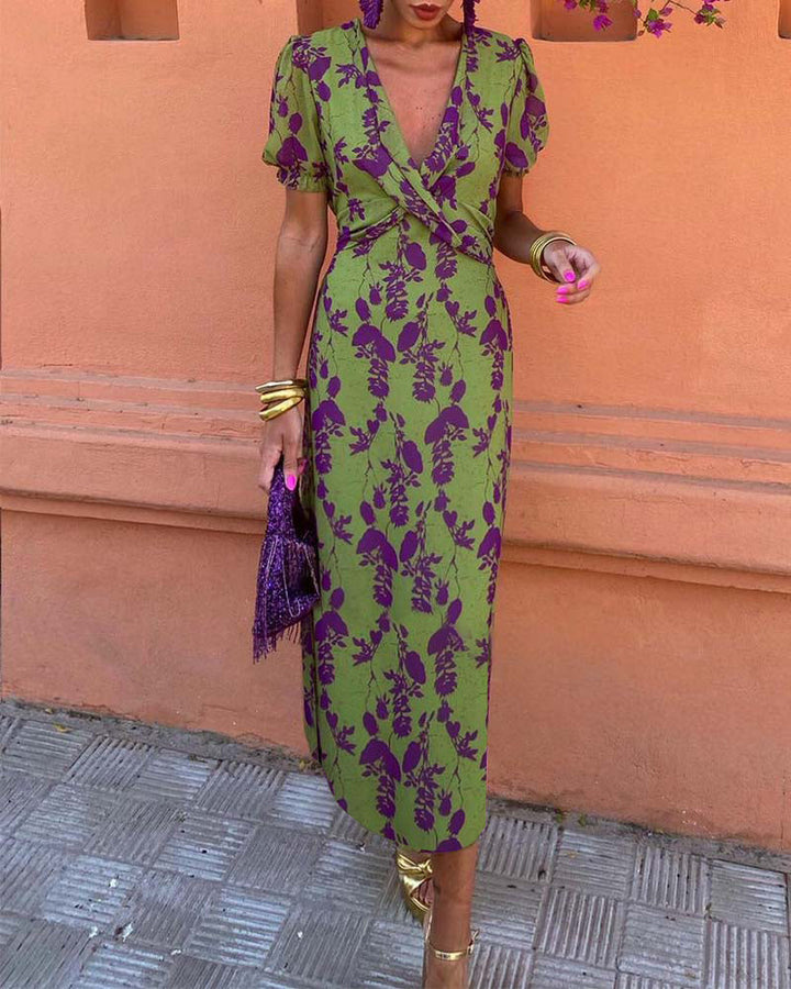 Sienna | Pleated Floral Dress