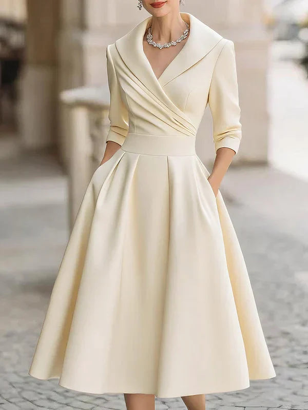 Maris | Midi Dress with Pockets