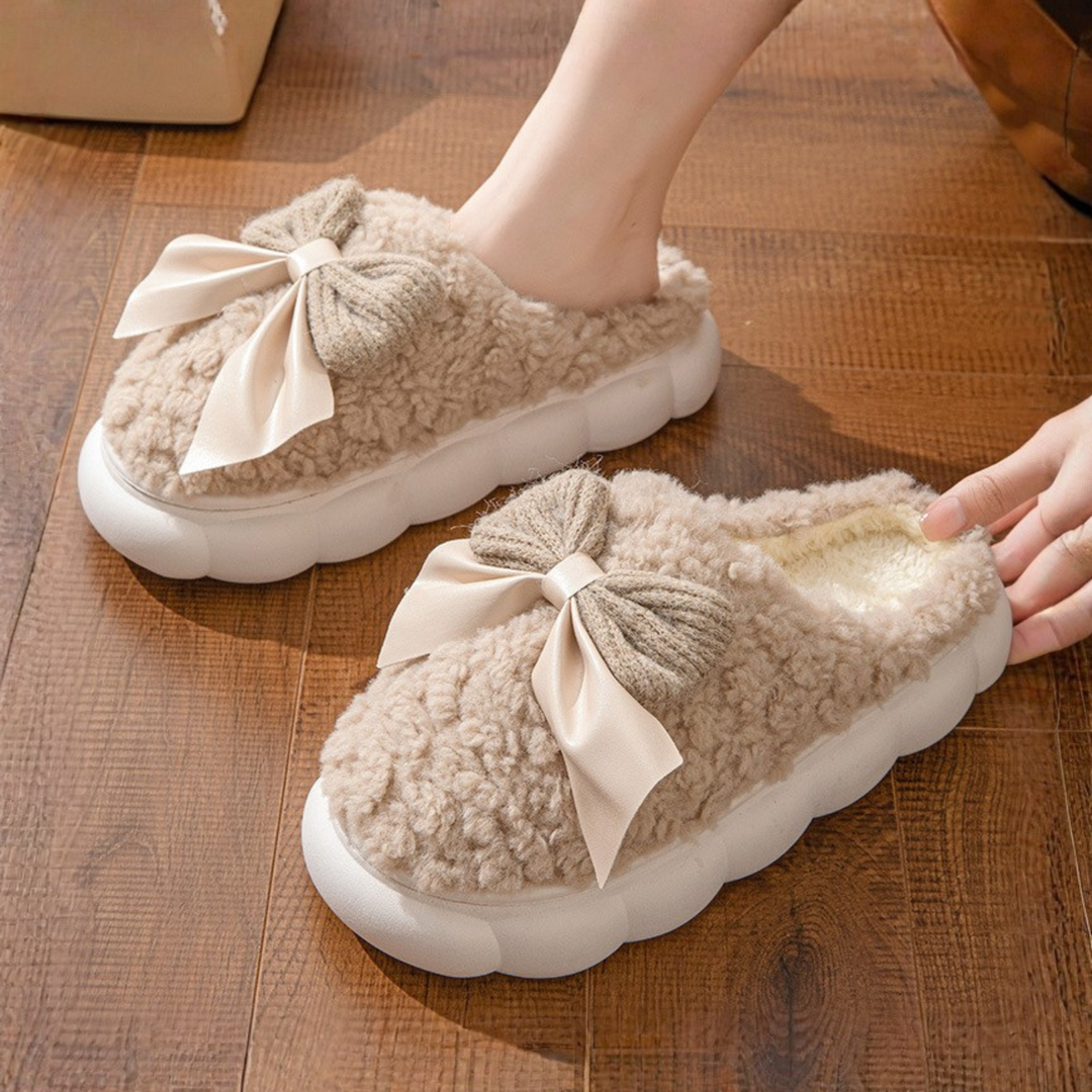 Monica Secrets | Comfy Fluffy Indoor Plush Non-Slip Slippers