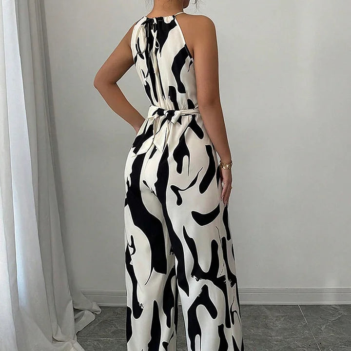 Monica Secrets | Elegant Backless Jumpsuit