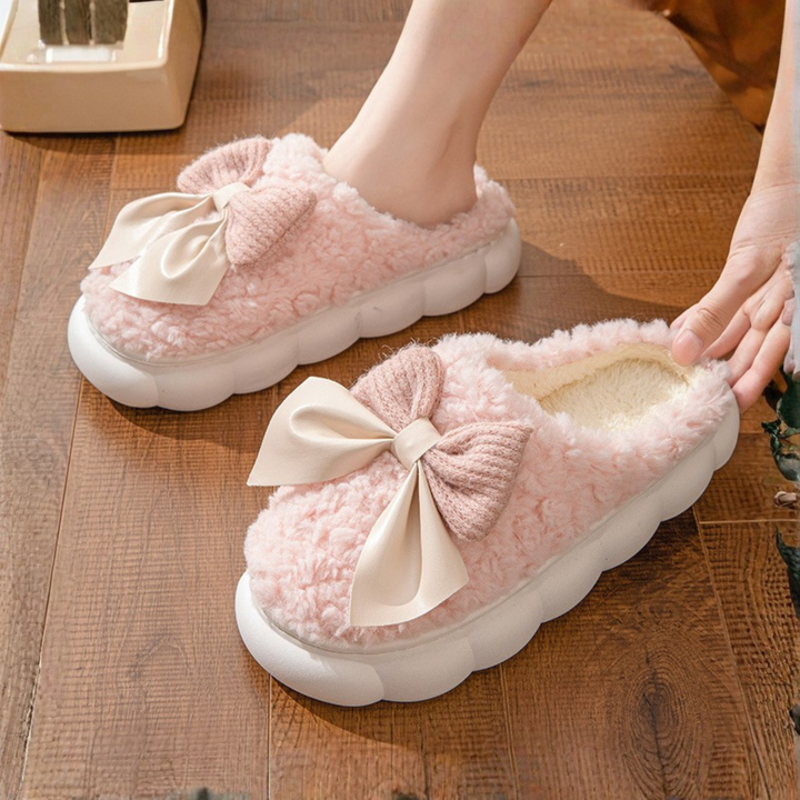 Monica Secrets | Comfy Fluffy Indoor Plush Non-Slip Slippers