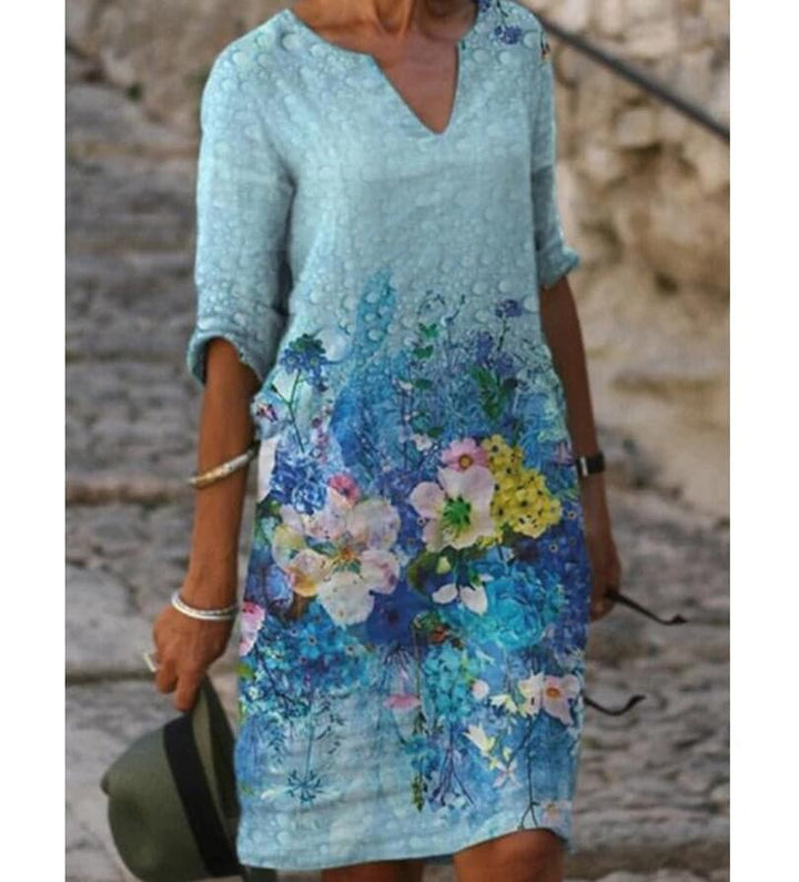 Lila | Designer Motif Dress