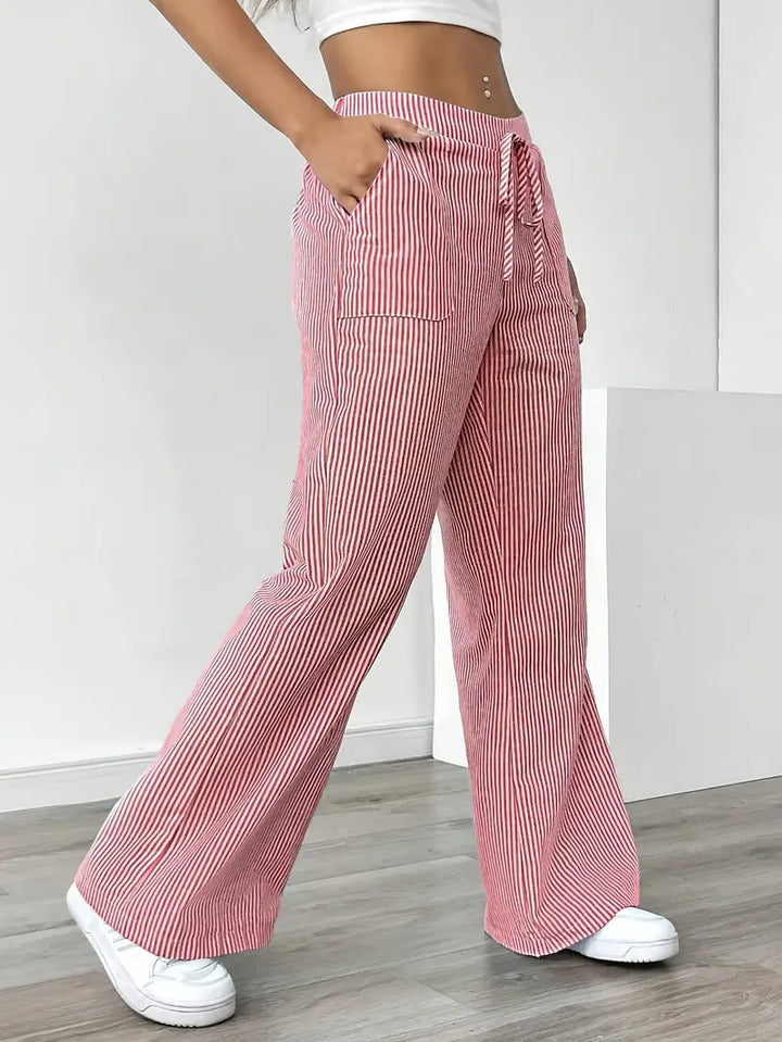 Clara | Relaxed Stripe Pants