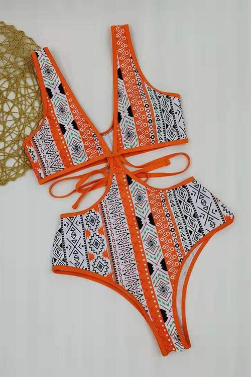 Monica Secrets | Stylish Bohemian Swimsuit