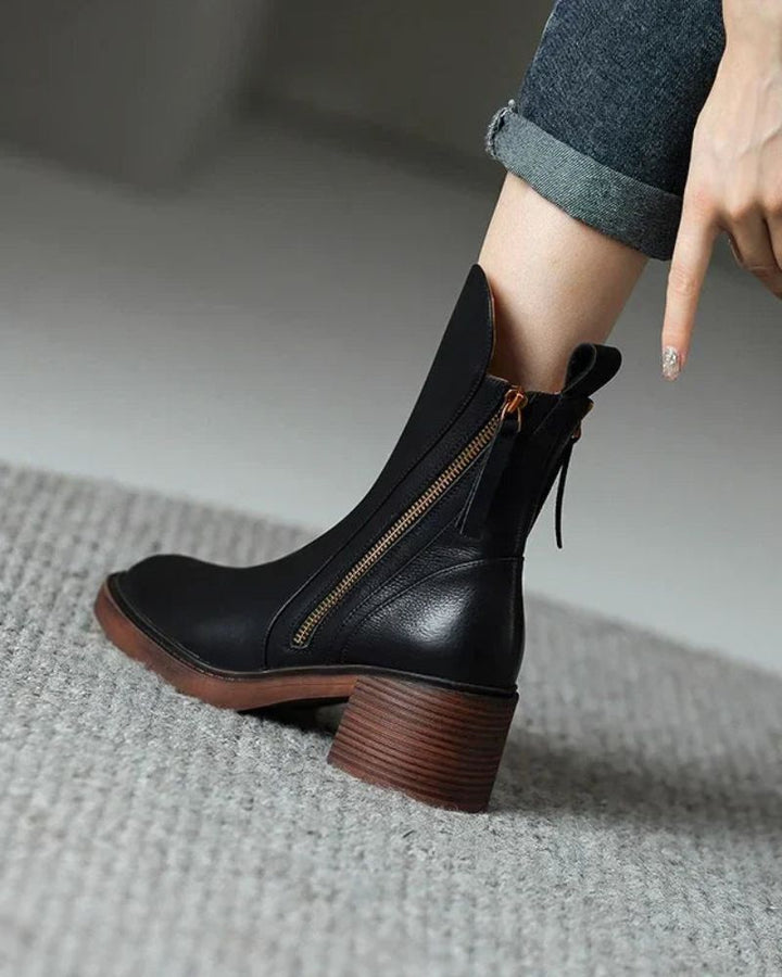 Sabrina | Leather Ankle Boots