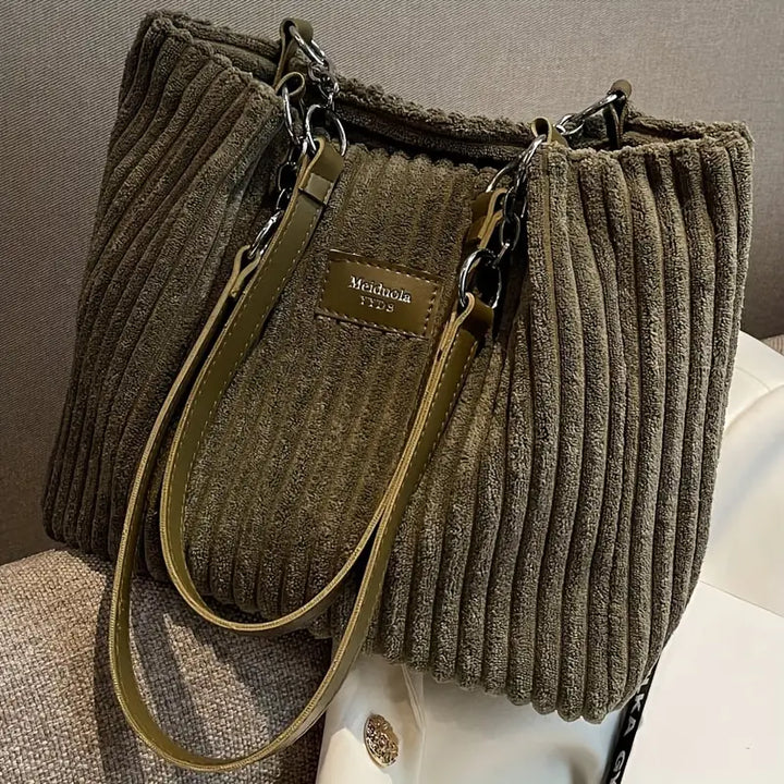 Monica Secrets | Corduroy Tote Bag