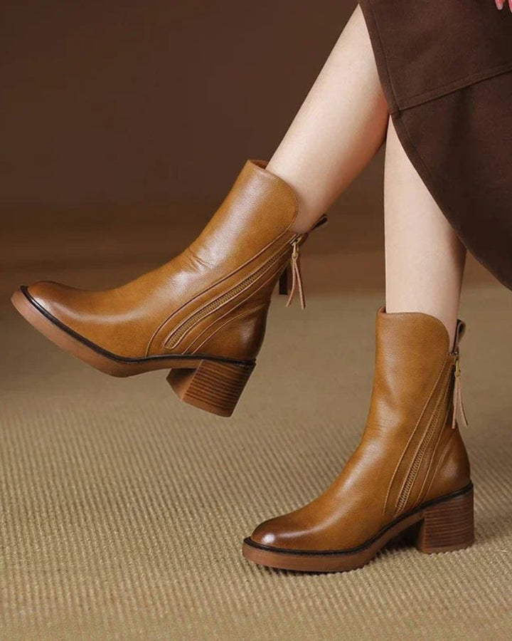 Sabrina | Leather Ankle Boots