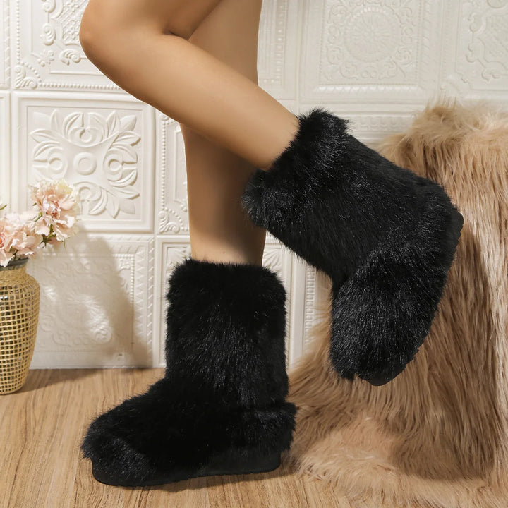 Monica Secrets | Fur Boots
