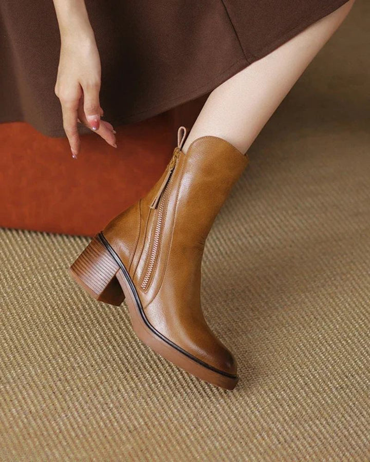 Sabrina | Leather Ankle Boots