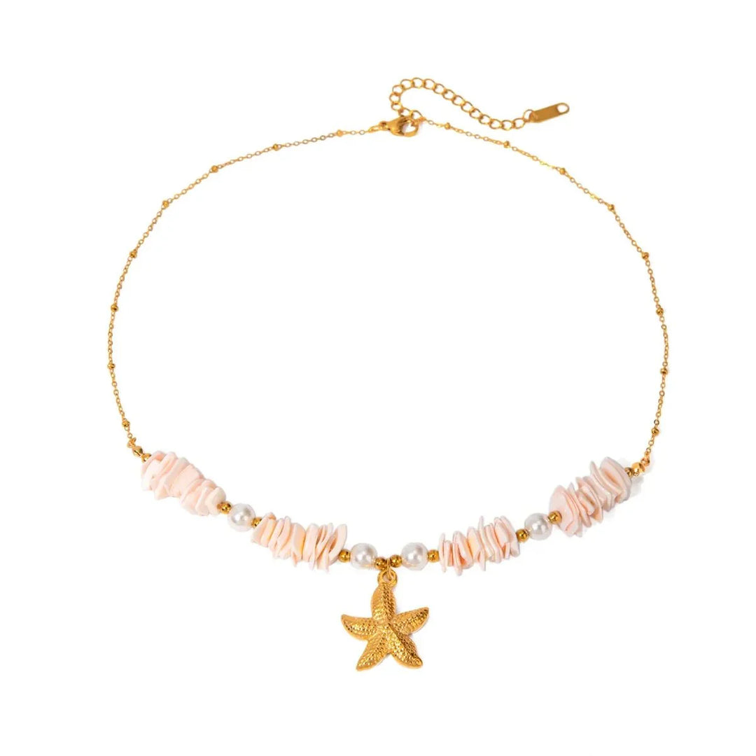 18k Boho Oceanic Sea Shell Necklaces