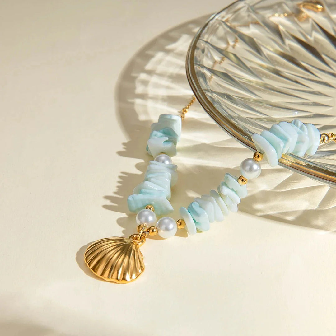 18k Boho Oceanic Sea Shell Necklaces