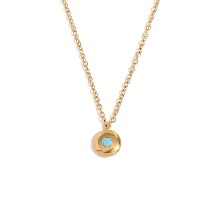 18k Dainty Minimal Birthstone Necklace