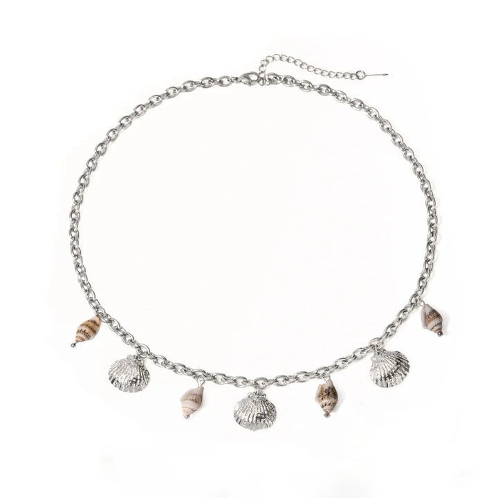 18k Summer Beach Sea Shell Necklace