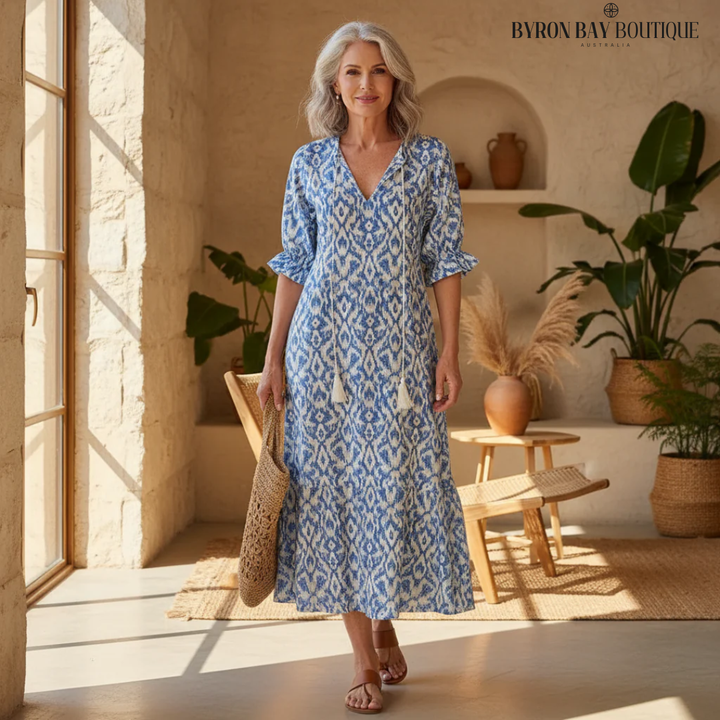 Monica Secrets | Boho Tummy Coverage Dress