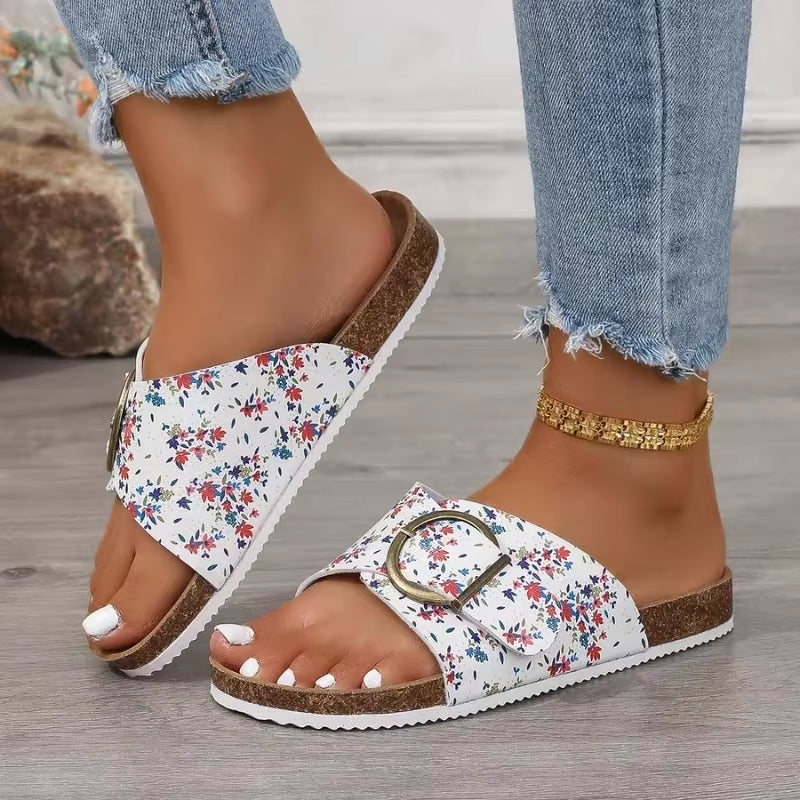 Monica Secrets | Buckle Mule Slide