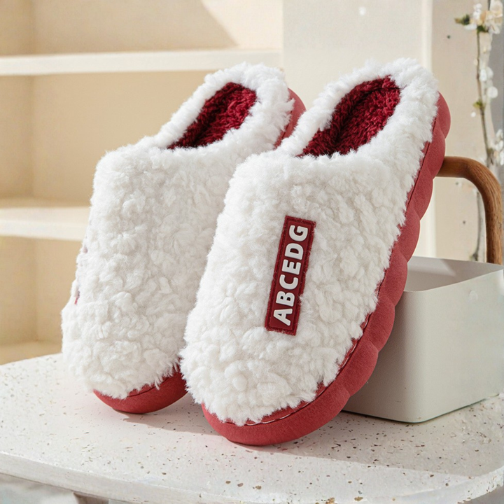 Monica Secrets | Comfy Fluffy Indoor Plush Non-Slip Slippers