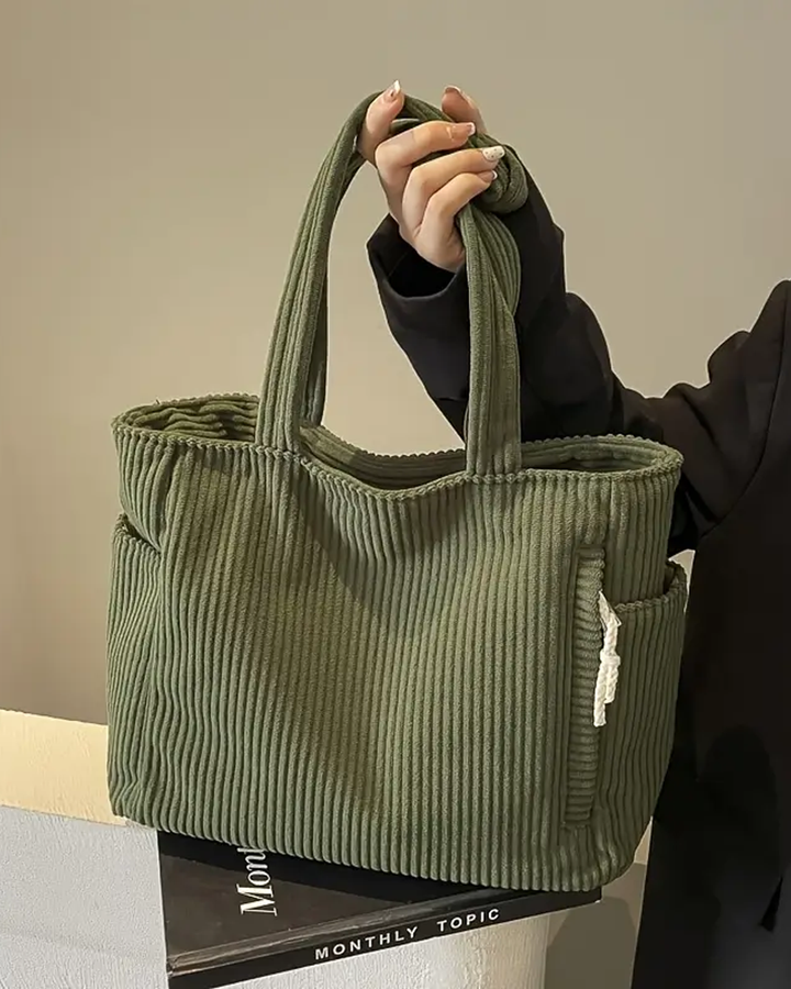 Elara | Ribbed Tote Bag