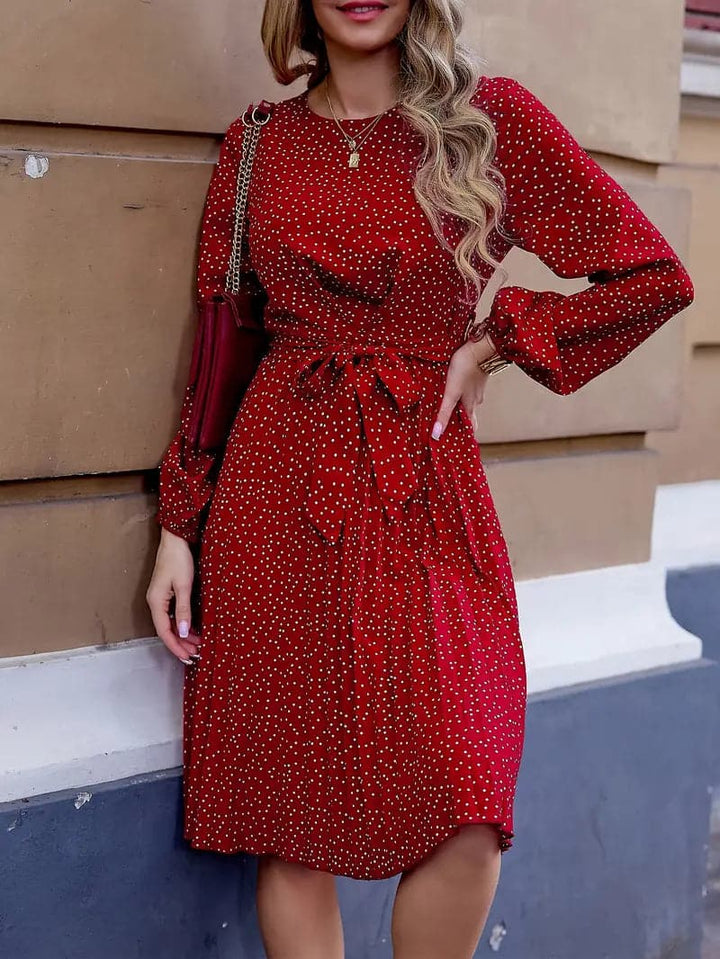 Elara | Polka Dot Dress