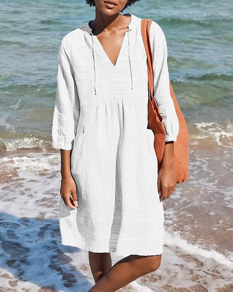 Aisling | V-Neck Dress