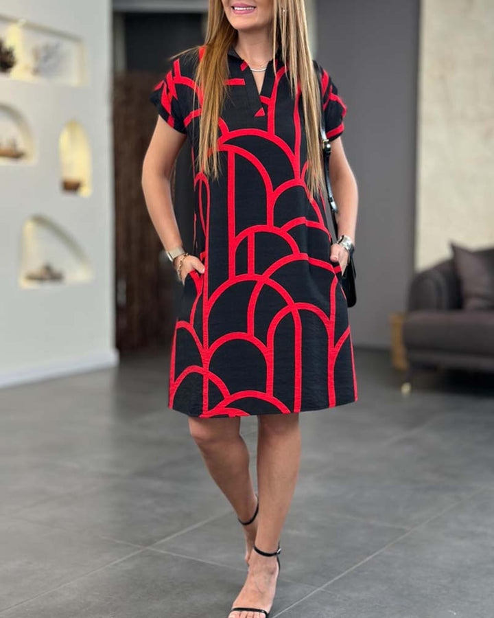 Lila | Short-Sleeved Dress