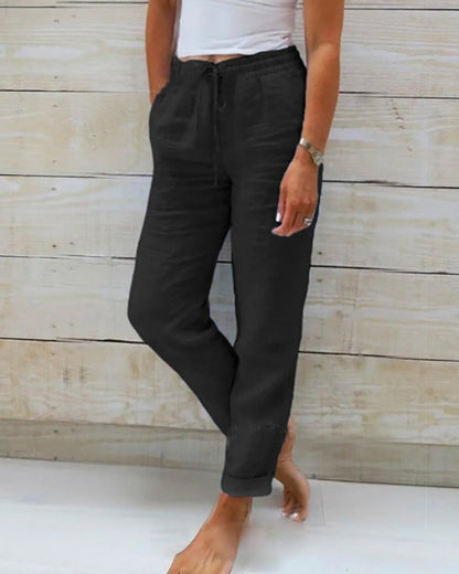 Monica Secrets | Comfortable Drawstring Pants
