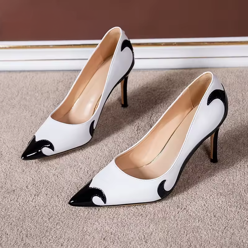 Zara | Leather Heels