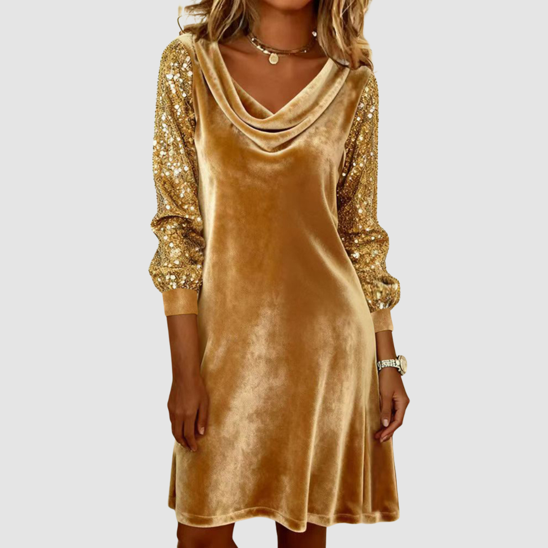 Monica Secrets | Elegant Midi Dress