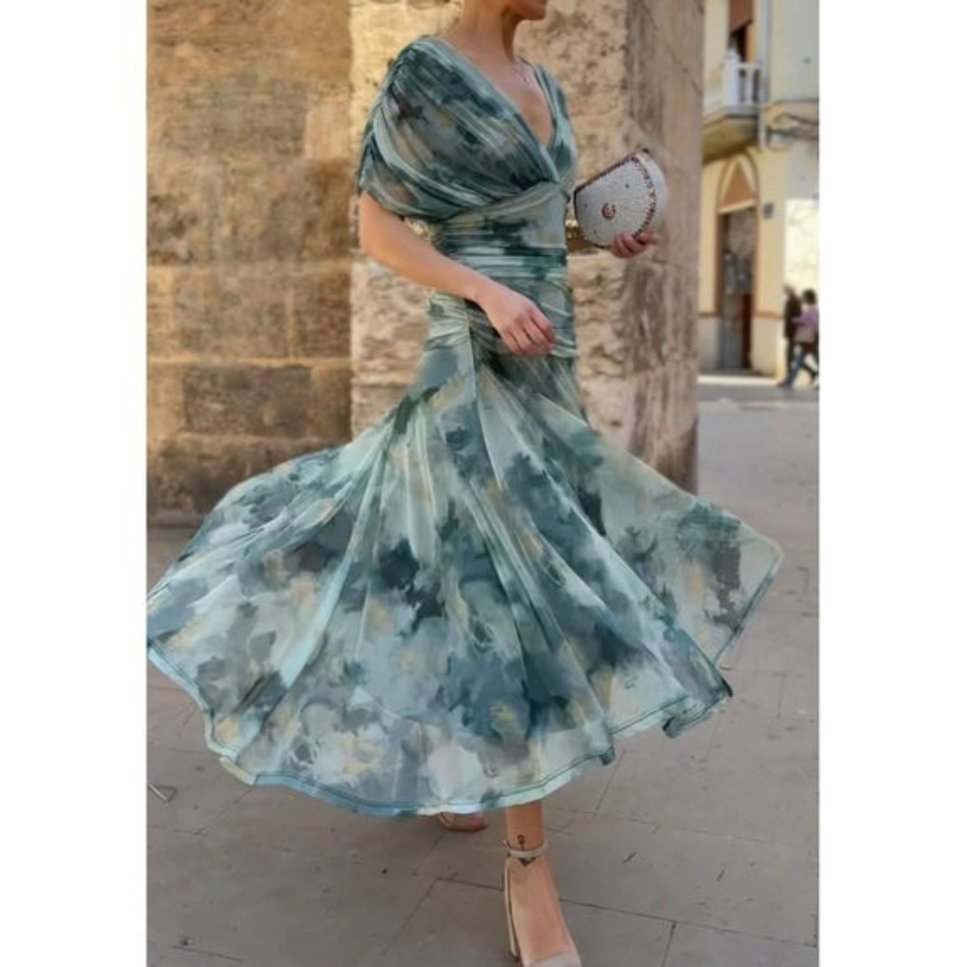 Monica Secrets | Floral Corset Dress