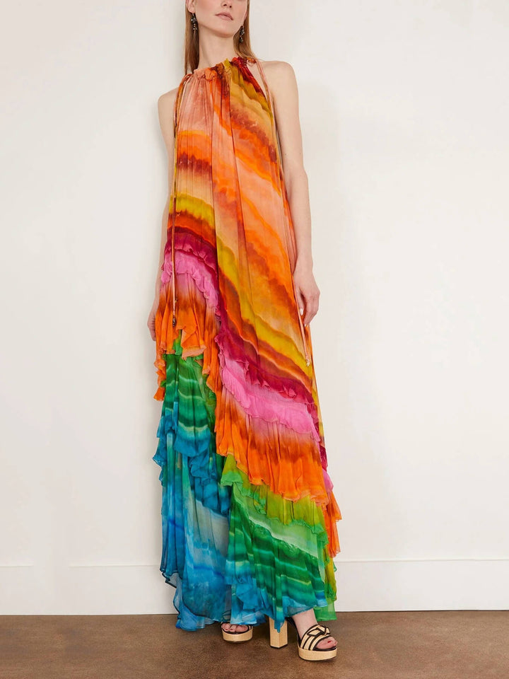 Sienna | Chiffon Ankle-Length Dress