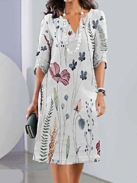 Mireille | Floral Layered Dress