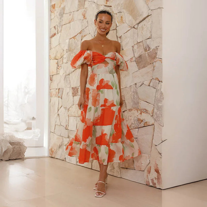 Elowen | Off-Shoulder Midi Dress