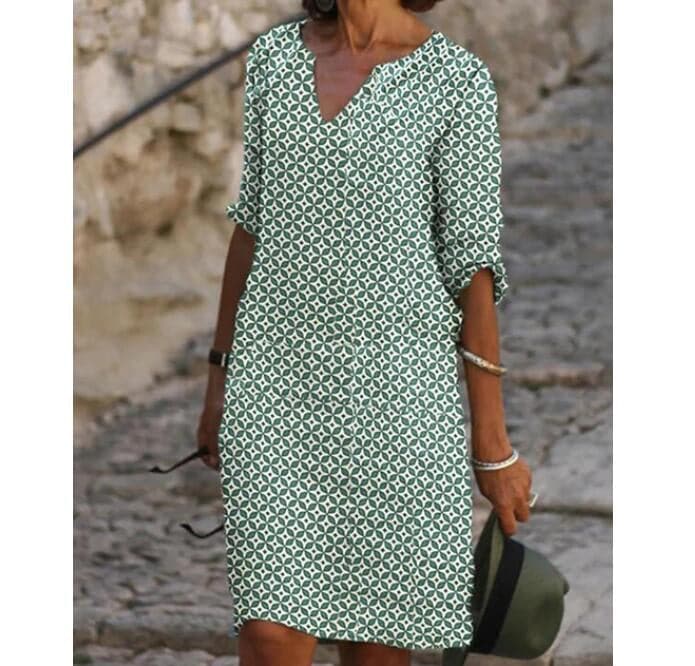 Lila | Designer Motif Dress