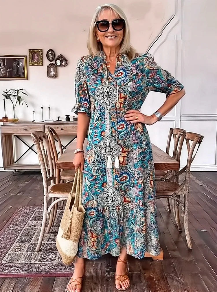 Isolde | Boho Maxi Dress