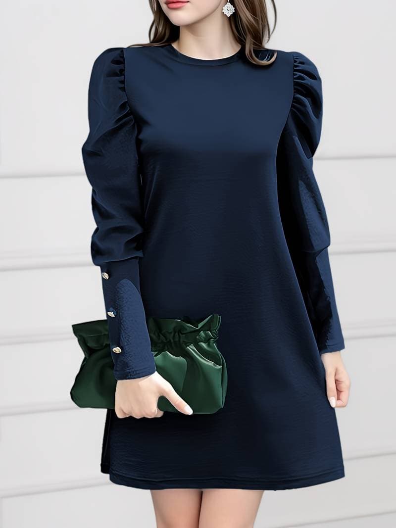 Isolde | A-Line Long Sleeve Dress