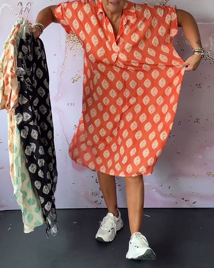 Monica Secrets | Loose Lapel Collar Dress