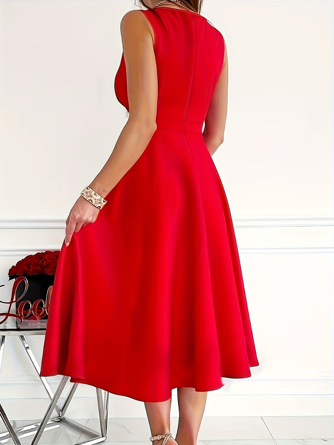 Marina | Sleeveless A-line Dress