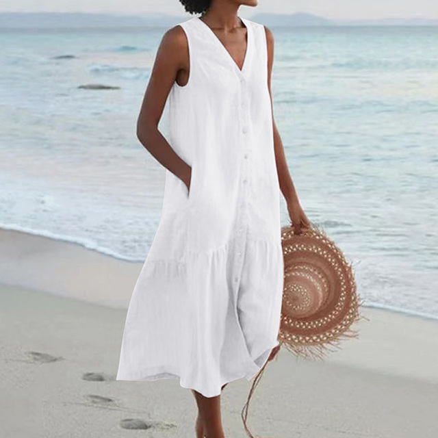 Elara | V-Neck Summer Dress